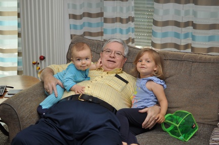 Grandpa Carriere with the grandkids2